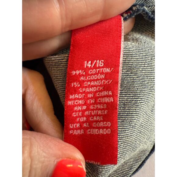 Westport Women's Plus 14/16 Denim Short Sleeve Button Front Button Pocket Jacket - Picture 5 of 10